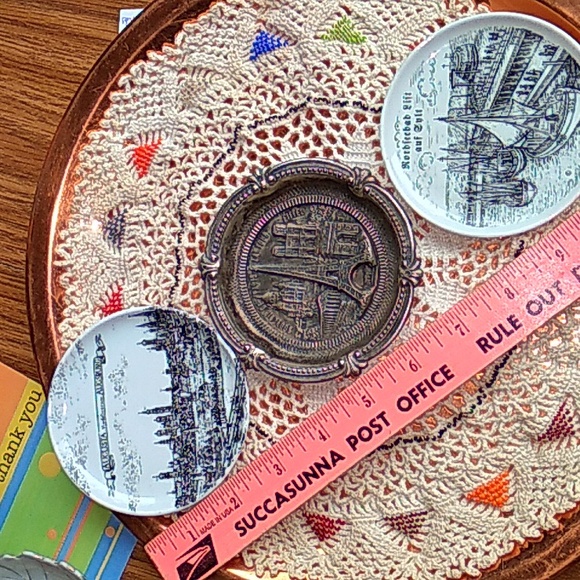 🐢  Vintage REPTILE GARDENS SOUTH DAKOTA Plate Miniature PLATE 4 1/2" - Picture 6 of 16